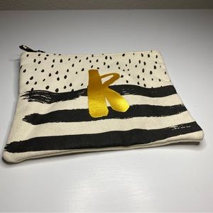 Cute Black & White Makeup Bag